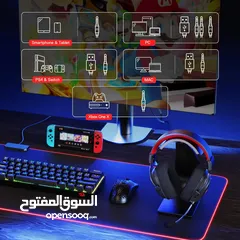  3 Redragon H510 PRO Zeus-X RGB Wireless Gaming Headset - 7.1 Surround Sound سماعات ريدراجون وايرليس