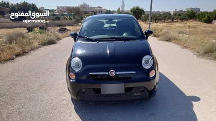  5 فيات 500e موديل 2017 لون اسود