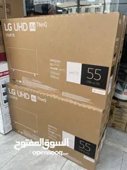 1 شاشه ال جي 55 سمارت فوركي اوامر صوتيه بسعر حرق