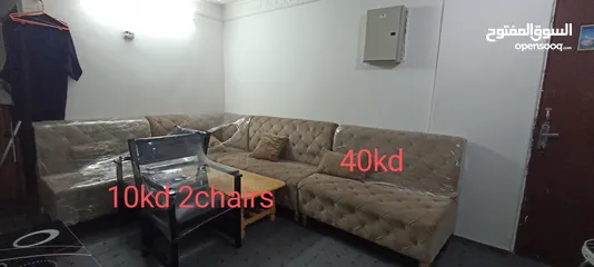  1 sofa and chair