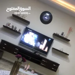  6 طاولة تلفزيون خشب لاتيه تقيل جدا استعمال خفيف