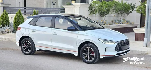  7 BYD  E2 2020 البطارية الكبيرة 48 كيلو واط ممشى قليل فحص كامل حره جديد جمرك جديد