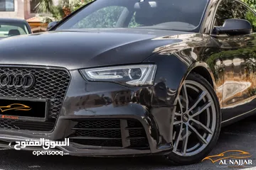  23 Audi A5 Coupe 2013 Quattro   السيارة وارد الشركة و قطعت مسافة 121,000 كيلو متر