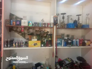  7 محل لوازم ارجيل وتدخين على خط سرفيس العبداللات كامل مع ديكور وكاميرات مراقبه واجار مقبول جدا