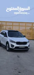  4 كيا سيورينتو 2016 دهان شركه بالكامل  تأمين وترخيص جديد  إمكانية قبول دفعه كبيره مع شكات شخصيه
