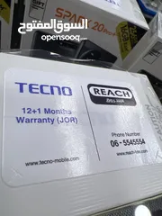  7 Tecno Spark 20 Pro Plus (256 GB / 8+8 RAM) تكنو سبارك 20 برو +  جديد مسكر بالكرتونة