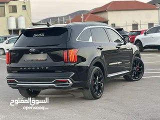  14 كايا سورينتو /2020 فل الفل  فتحة سقف بانوراما  2x4 ///200Hp  ديزل  2200cc  فل الفل مسكر بلاك