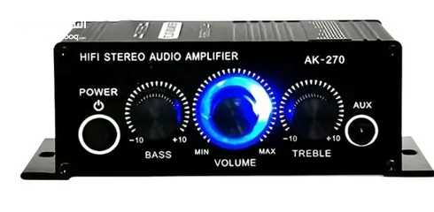  2 امبليفير حجم صغير AUX لنضام منزلي او لسيارات  ممتاز Amplifier Professional audio   للبيع بسعر  محروق
