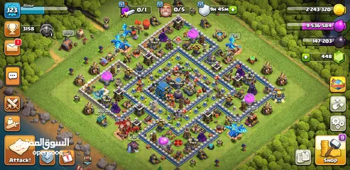  1 for sale clash of clan town hall 12 max