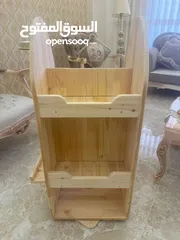  3 مكتبة اطفال مع قاعدة متحركة