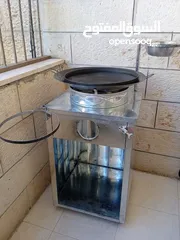 2 مقلى فلافل كبير وشيبسر كهرباء حوضين