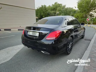  4 مرسيدس C200 خليجي بحالة الوكالة