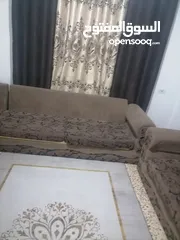  2 طقم سعودي كورنر لون بني خشب لاتي