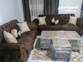  4 طقم كنب للبيع جديد غير مستخدم