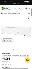  3 IKEA Tv Lowboard Besta Burs