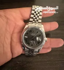 1 رولكس ديت جست استعمال 4 اشهر بحاله الوكاله مافيها اي مشكله بحاله الجديد اوتماتيك
