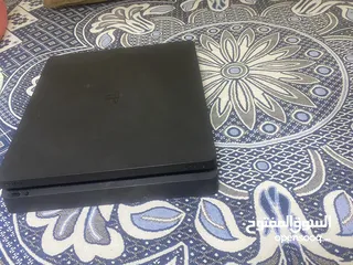  4 PS4 slim with 2 controllers and 5 games with box