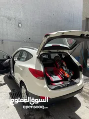  5 للبيع هيونداي توسان 2012 لون أبيض– ممشى قليل جدا (69600) كم استعمال شخصي من الوكالة للآن (فحص كامل)