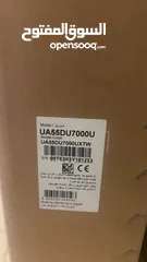  2 � للبيع شاشة سامسونج سمارت 2024 - Crystal UHD DU7000- الشاشة فيها كسر