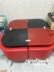  14 غرفة سفرة مميزه للبيع اجهزة كهربائية بحال البلاش  طاولة مطبخ مميزه  خزانة تلفزيون مميزه بحال الجديد