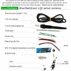  1 Soldering Iron Controller Kits with T12 Handle and 3tip