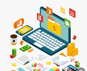 3 دورات   windows ,excel,powerpoint , outlook ,accounts systems. ,inventory and others