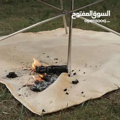 4 سجادة الارجيلة والصوبة المقاومة للحرارة غير قابلة للاشتعال ملمس حريري ناعم