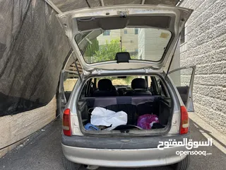  6 اوبل كورسا اوتوماتيك موديل 98 للبيع