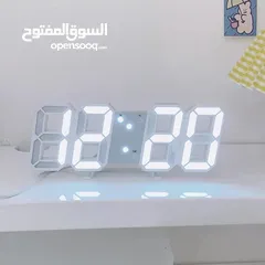  1 ساعة مكتبية مضيئة