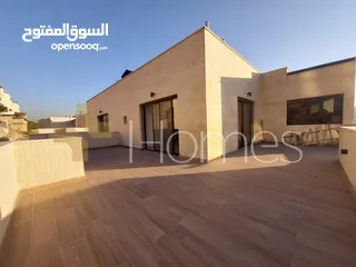  1 شقة اخيرمع روف للبيع في عبدون بمساحة بناء 180م