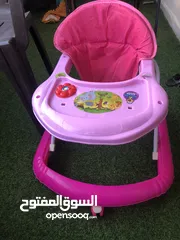  1 كراجة ومشاية اطفال بحالة الوكالة