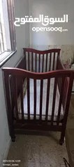  2 تخت سرير اطفال خشب ثابت كبير لحد عمر ال6 سنوات زمبركات اكثر من مستوى حسب الطول  أقرأ الوصف.