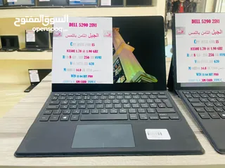  8 لاب توب وتاب في نفس الوقت DELL COR I5 الجيل التامن وبسعر 1750 دينار فقط لمس