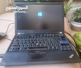  1 Thinkpad i5 8MB Ram بحالة جيدة جدا يعمل.على البطارية بدون شاحن 150 ش