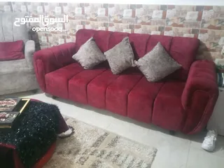  2 طقم كنب 7 مقاعد شرحات  شمواه  وكاااله