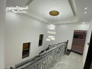  16 or those who love peace and relaxation, own the dream home, a modern villa for sale in Al Yasmeen