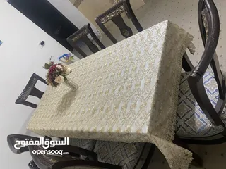  3 طاولة سفرة خشب تفصيل