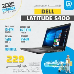  1 لابتوب سلم احترافي بسعر خررررافي من شركة ديل  DELL LATITUDE 5400  Intel CORE i5-8365U