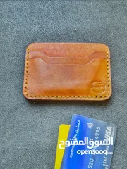  4 Mini card holder pure Leather
