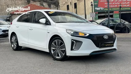 1 هيونداي ايونيك 2018  هايبرد مواصفات خاصه جمرك حديث تب نظافه