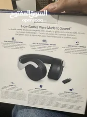  2 سماعات بلايستيشن 5 موديل Pulse3D جديدة بالكرتونة للبيع بسعر لقطة واحدة PS5 Headset Pulse 3D for sale