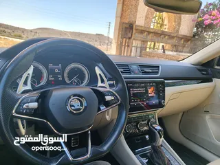  14 الفخامة سكودا سوبيرب 2016 ماطور 2000 ديزل 190 حصان L&K تسيير 2020 ما بعد الفل اضافات بالصلاة عالنبي
