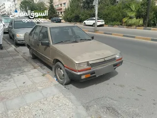  2 ميتسوبيشي لانسر موديل 1985 مرخصة لشهر 9/ 2025