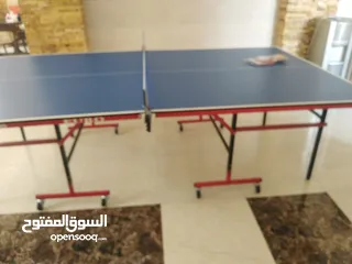  1 طاولة تنس 8 عجال