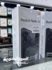  2 Redmi Note 14 (256 GB / 8 RAM) شاومي نوت 14 جديد كفالة الوكيل الرسمي  كمية محدودة BCI