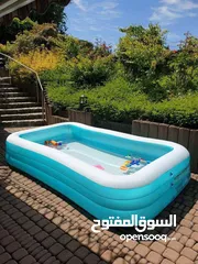  21 بركة سباحة دائري مع فلتر ومنفاخ وغطا وكلور تعقيم بسعر حرق 140 دينار مقاس 3.05 متر ارتفاع 76 سم