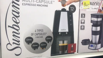  2 Sunbeam coffee maker multi capsule
