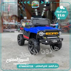  1 سيارة شحن 12 فولت بطارية كبيره مع روموت كنترول فل اضافات من المصنع مباشره