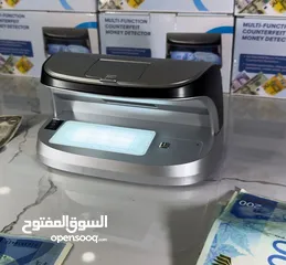  16 كاشف عمله شحن محمول او مكتبي كاشف لكل انواع العمله و النقود المزوره اضائه UV مع مكبر