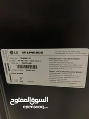  2 للبيع تلفزيون ال جي 55 بوصة العادي صنع كوريا تاريخ الصنع شهر 3 عام 2012 ليس سمارتك